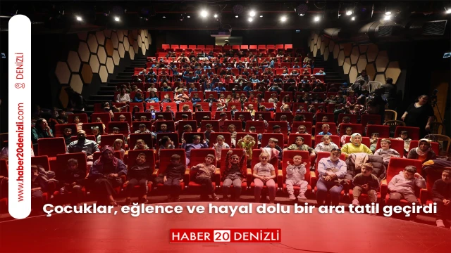 Çocuklar, eğlence ve hayal dolu bir ara tatil geçirdi