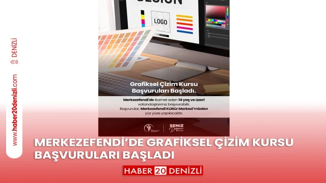 MERKEZEFENDİ’DE GRAFİKSEL ÇİZİM KURSU BAŞVURULARI BAŞLADI