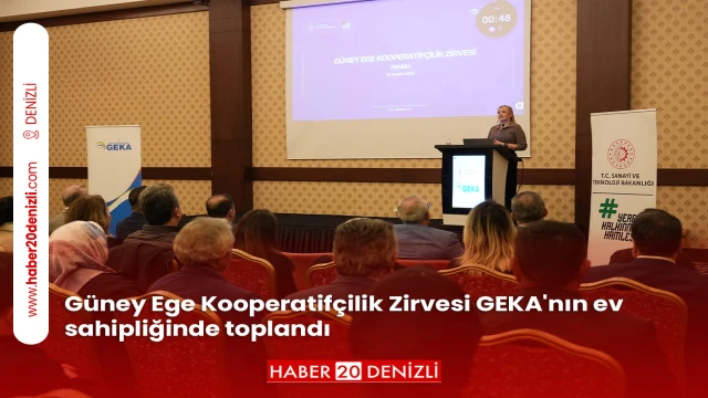 Güney Ege Kooperatifçilik Zirvesi GEKA'nın ev sahipliğinde toplandı