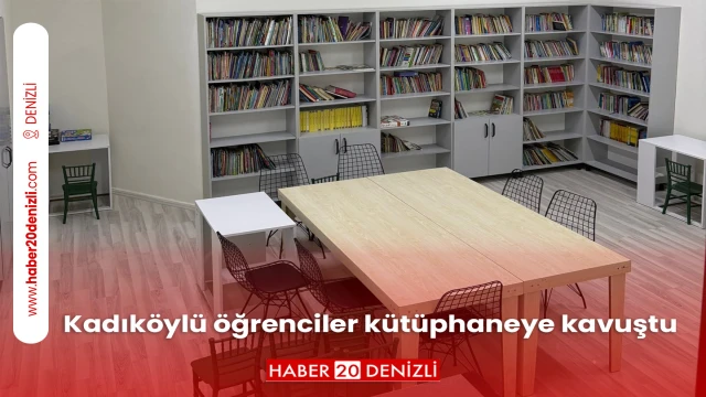 Kadıköylü öğrenciler kütüphaneye kavuştu