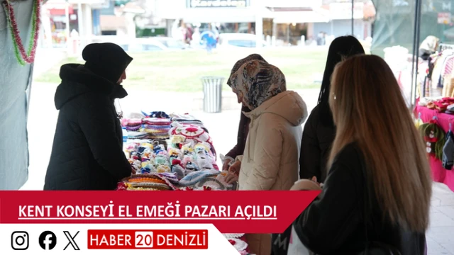 Kent Konseyi El Emeği Pazarı açıldı