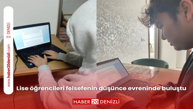 Lise öğrencileri felsefenin düşünce evreninde buluştu