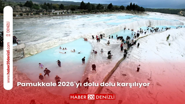 Pamukkale 2026'yı dolu dolu karşılıyor