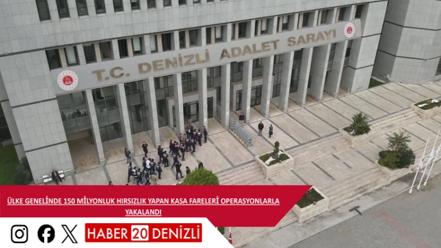 Ülke genelinde 150 milyonluk hırsızlık yapan kasa fareleri operasyonlarla yakalandı
