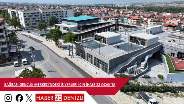 BAĞBAŞI GENÇLİK MERKEZİ’NDEKİ İŞ YERLERİ İÇİN İHALE 28 OCAK’TA