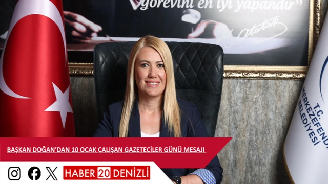 BAŞKAN DOĞAN’DAN 10 OCAK ÇALIŞAN GAZETECİLER GÜNÜ MESAJI