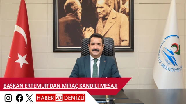BAŞKAN ERTEMUR’DAN MİRAÇ KANDİLİ MESAJI