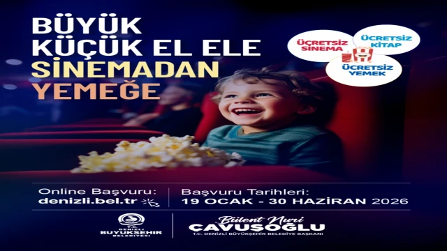 “Büyük Küçük El Ele Sinemadan Yemeğe” projesi başvuruları başladı