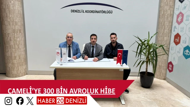 Çameli’ye 300 bin avroluk hibe