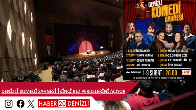 Denizli Komedi Sahnesi ikinci kez perdelerini açıyor