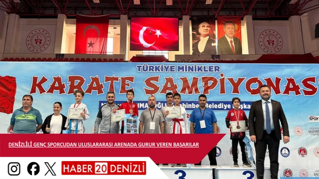 Denizlili genç sporcudan uluslararası arenada gurur veren başarılar
