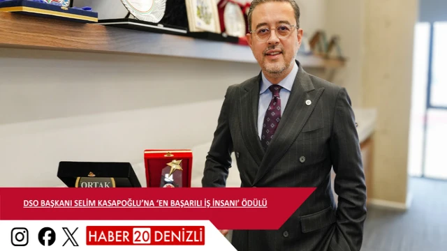 DSO Başkanı Selim Kasapoğlu’na ‘En Başarılı İş İnsanı’ ödülü