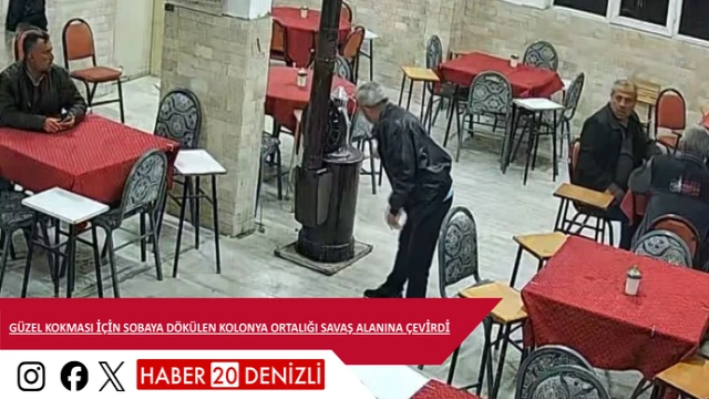Güzel kokması için sobaya dökülen kolonya ortalığı savaş alanına çevirdi