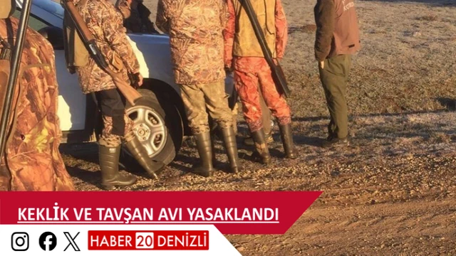 Keklik ve tavşan avı yasaklandı