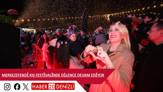 Merkezefendi Kış Festivalinde eğlence devam ediyor