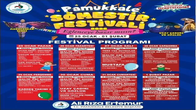 PAMUKKALE’DE ÇOCUKLAR İÇİN DOPDOLU SÖMESTİR FESTİVALİ BAŞLIYOR