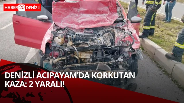 Acıpayam’da Korkutan Kaza: 2 Yaralı!