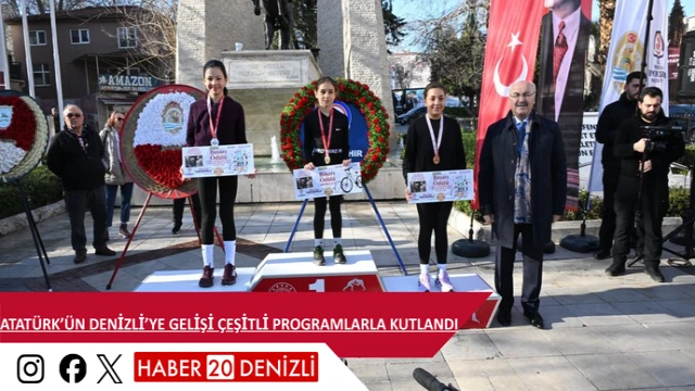 Atatürk’ün Denizli’ye gelişi çeşitli programlarla kutlandı