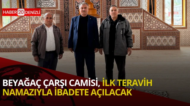 Beyağaç Çarşı Camisi, ilk Teravih namazıyla ibadete açılacak