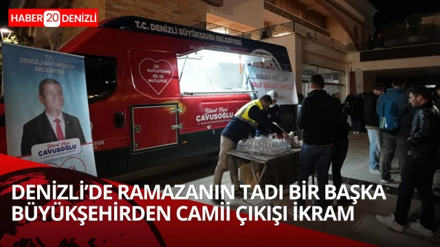 Büyükşehir’den cami çıkışlarında geleneksel ikram