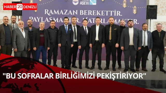 Denizli Anahtar parti`den anlamlı katılım