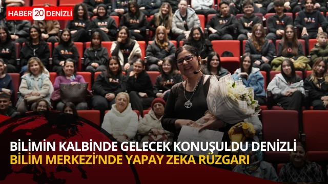 Denizli Bilim Merkezi’nde yapay zeka ve makine öğrenmesi anlatıldı