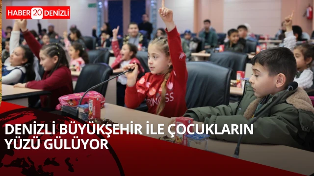 Denizli Büyükşehir ile çocukların yüzü gülüyor