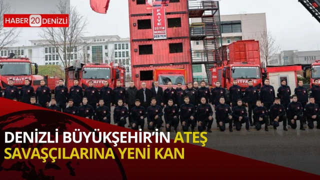 Denizli Büyükşehir’in ateş savaşçılarına yeni kan