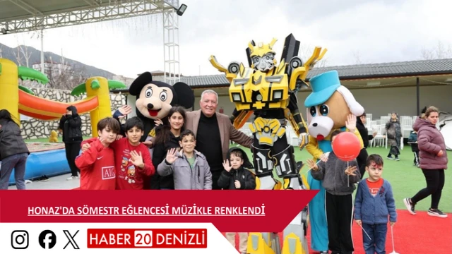 Honaz'da sömestr eğlencesi müzikle renklendi