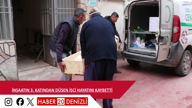 İnşaatın 3. katından düşen işçi hayatını kaybetti