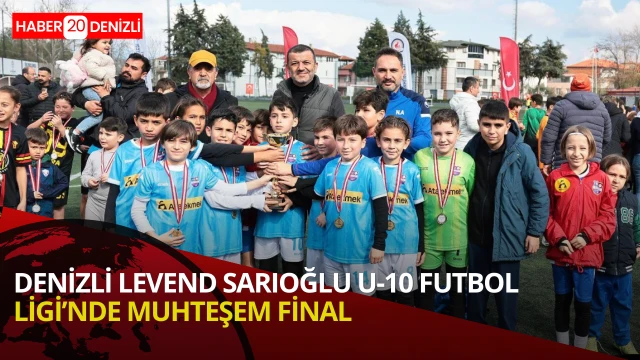 Levend Sarıoğlu U-10 Futbol Ligi’nde muhteşem final
