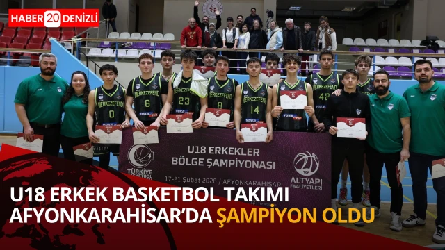 Merkezefendi Belediyesi U18 Erkek Basketbol Takımı Afyonkarahisar’da namağlup şampiyon oldu