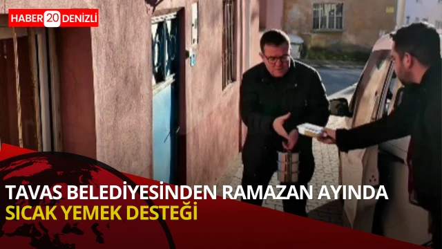 Tavas Belediyesinden Ramazan ayında sıcak yemek desteği
