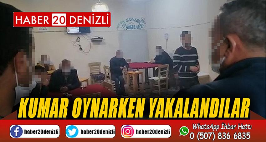 Kumar oynarken yakalanan 22 kişiye 26 bin TL para cezası uygulandı