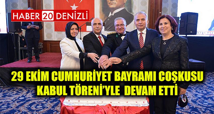 29 Ekim Cumhuriyet Bayramı Coşkusu Kabul Töreni’yle Devam Etti