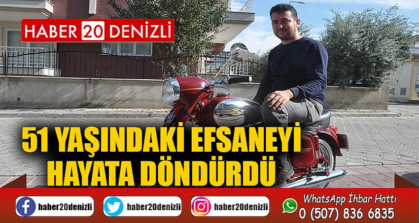 51 yaşındaki efsaneyi hayata döndürdü