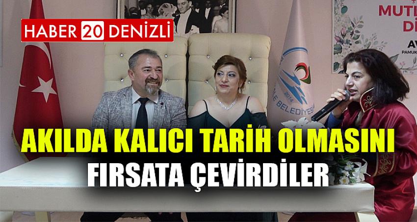 Akılda kalıcı tarih olmasını fırsata çevirdiler