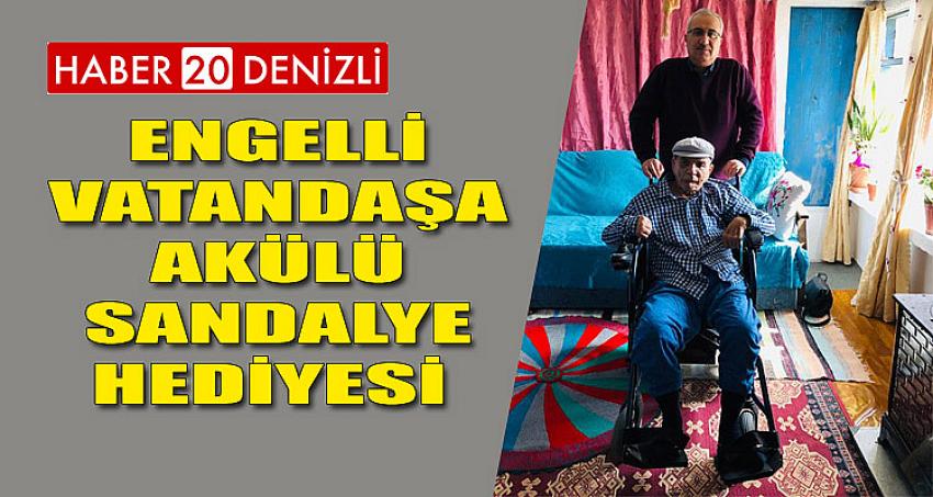 ENGELLİ VATANDAŞA AKÜLÜ SANDALYE HEDİYESİ 