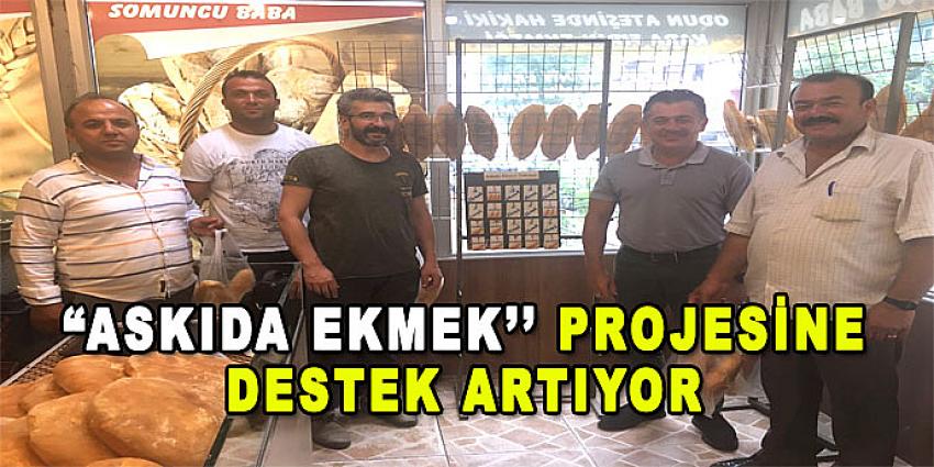 “Askıda Ekmek’’ Projesine Destek Artıyor