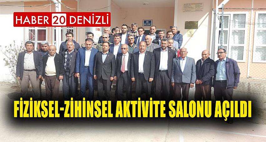 FİZİKSEL-ZİHİNSEL AKTİVİTE SALONU AÇILDI