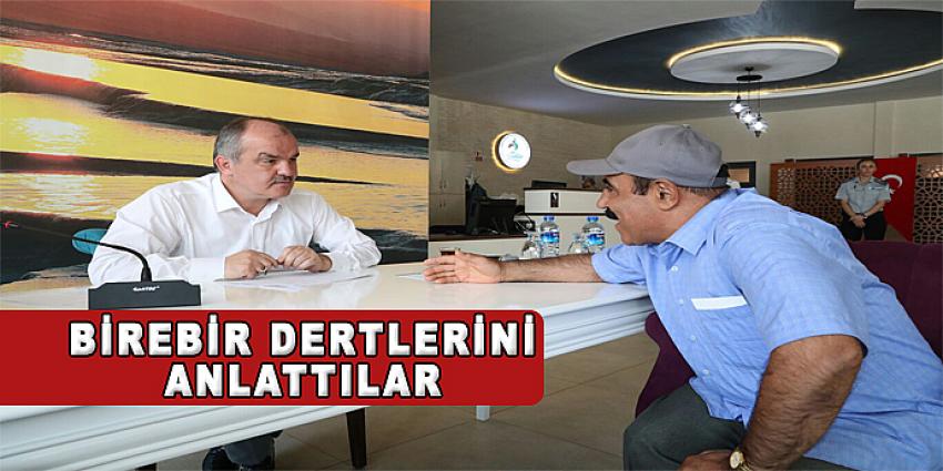 BİREBİR DERTLERİNİ ANLATTILAR