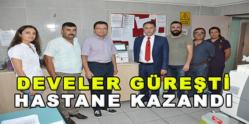 DEVELER GÜREŞTİ HASTANE KAZANDI