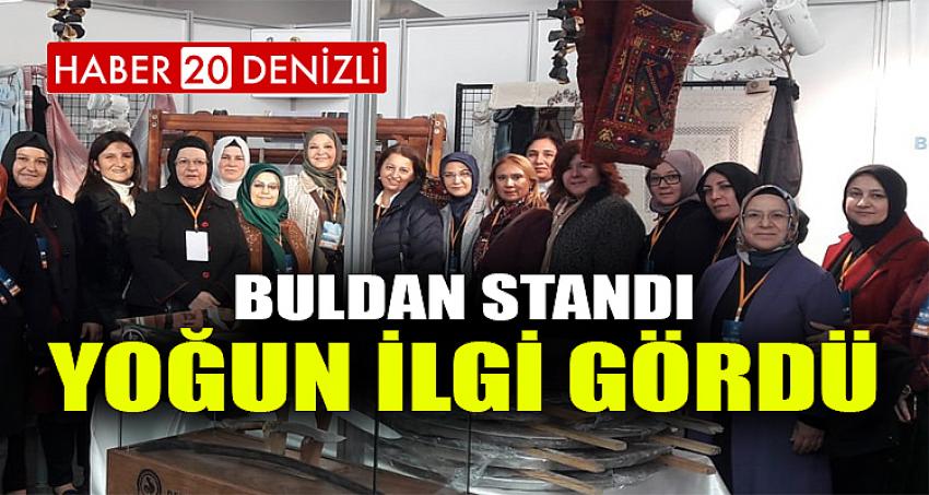 Buldan standı yoğun ilgi gördü