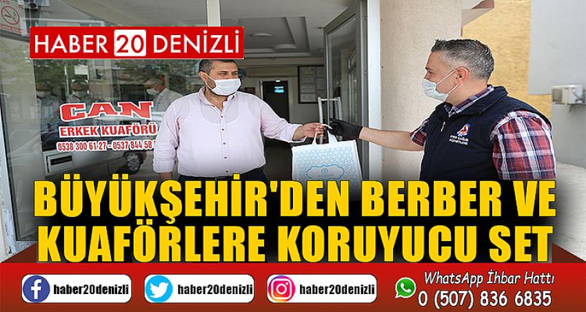 Büyükşehir'den berber ve kuaförlere koruyucu set