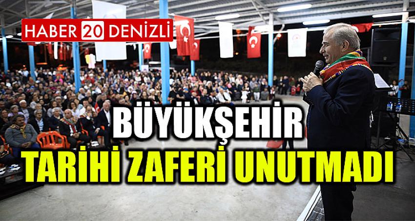 Büyükşehir tarihi zaferi unutmadı