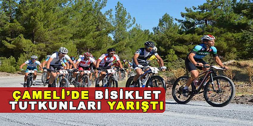 ÇAMELİ'DE BİSİKLET TUTKUNLARI YARIŞTI