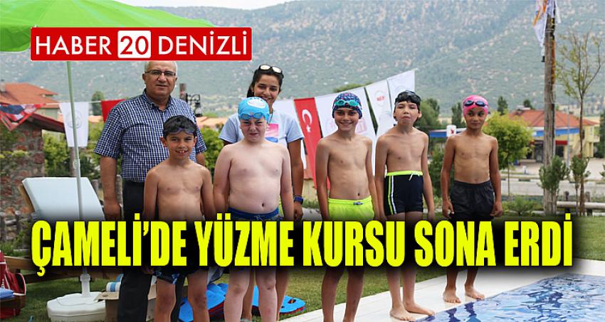 Çameli’de Yüzme Kursu Sona Erdi