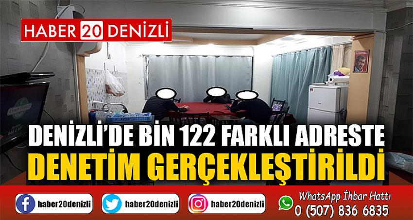 Denizli’de bin 122 farklı adreste denetim gerçekleştirildi