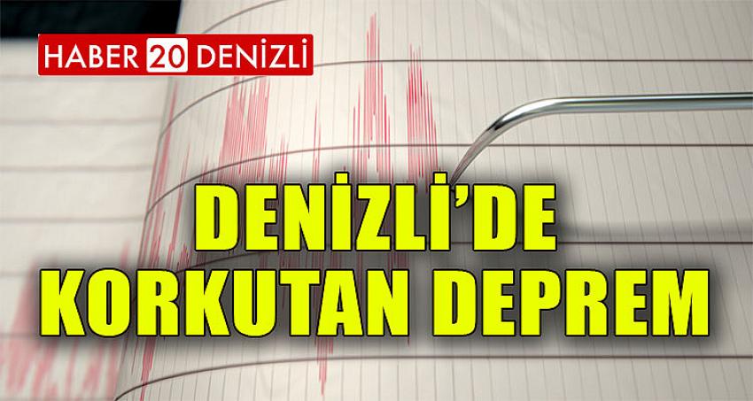 DENİZLİ'DE KORKUTAN DEPREM