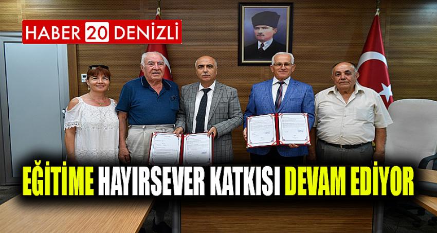 Eğitime Hayırsever Katkısı Devam Ediyor